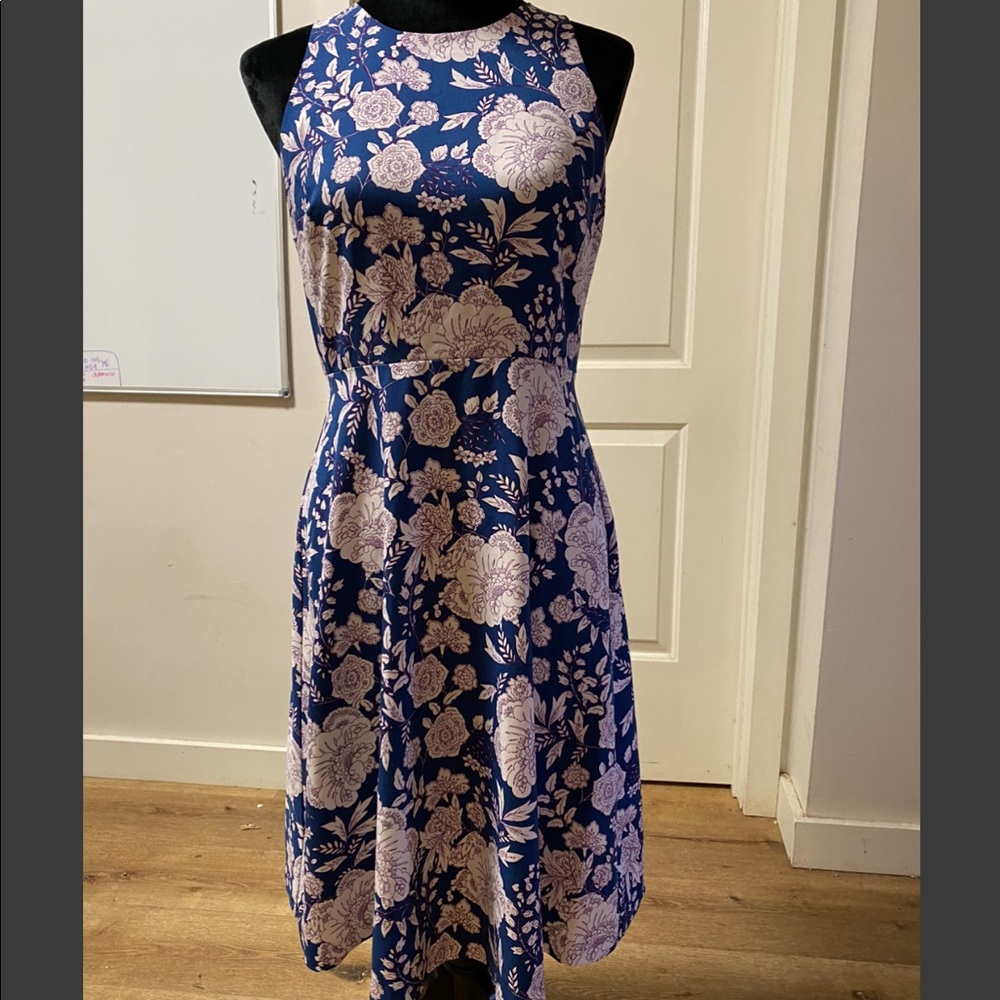 Banana republic flower long dress